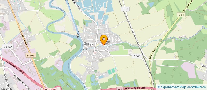 localisation de l'entreprise DOMAINE DU VIEUX CHENE  GURGY