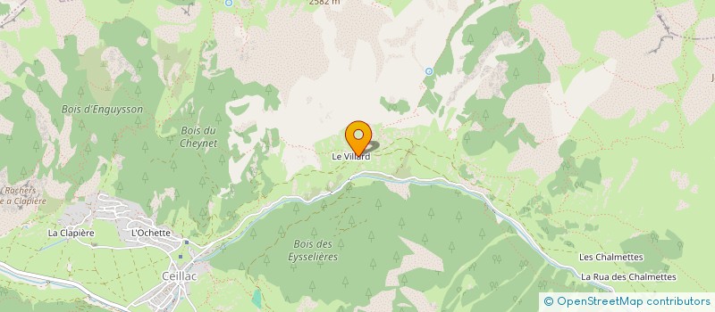 localisation de l'entreprise DOMAINE DU VILLARD  GUILLESTRE