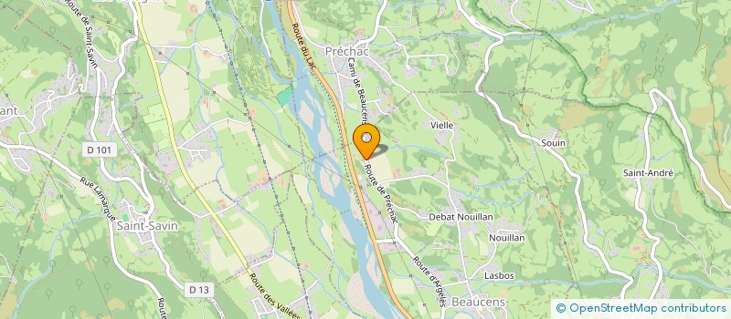 localisation de l'entreprise DOMAINE DU VISCOS  BEAUCENS