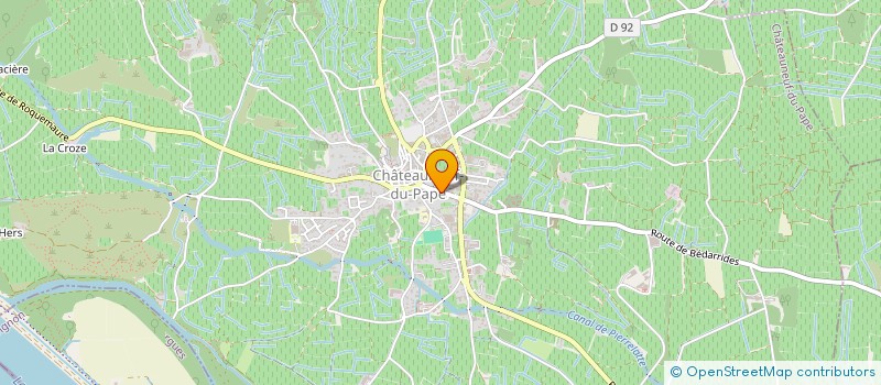 localisation de l'entreprise DOMAINE DURIEU  CHATEAUNEUF-DU-PAPE