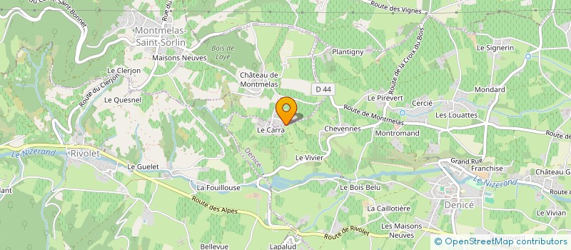 localisation de l'entreprise DOMAINE EN TOUS VENTS à DENICE