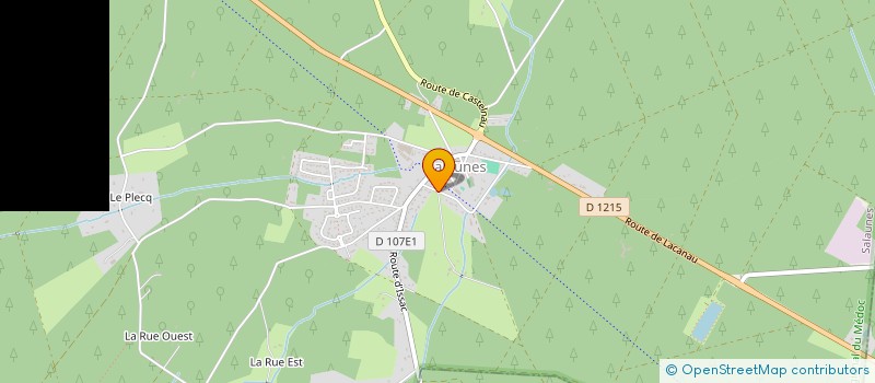 localisation de l'entreprise DOMAINE EQUESTRE DE SALAUNES  SALAUNES