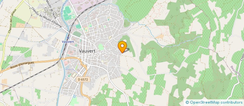 localisation de l'entreprise DOMAINE EQUESTRE DE SYLVEREAL  VAUVERT