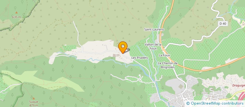 localisation de l'entreprise DOMAINE EQUESTRE DES SEIGNERES à CUERS