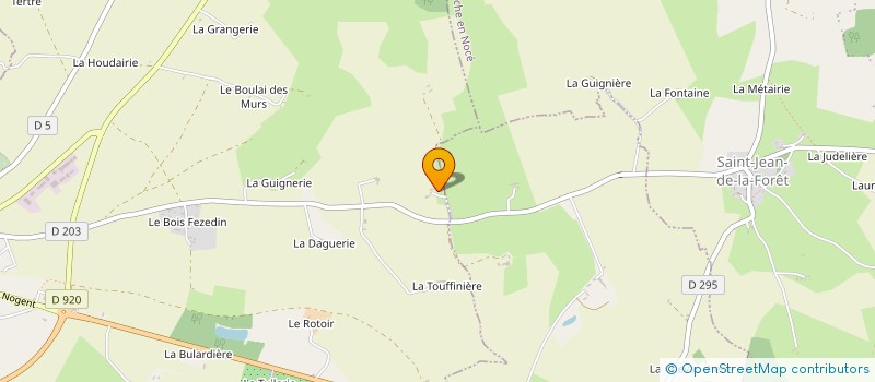 localisation de l'entreprise DOMAINE EQUESTRE DU PAYS BELLEMOIS à BELFORET-EN-PERCHE