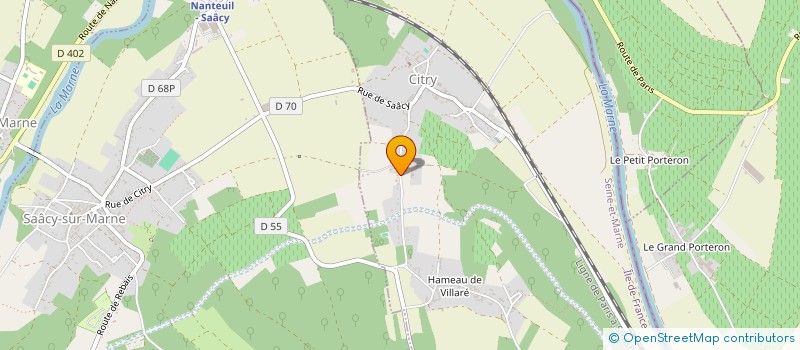 localisation de l'entreprise DOMAINE EQUESTRE DU PLESSIER  CITRY