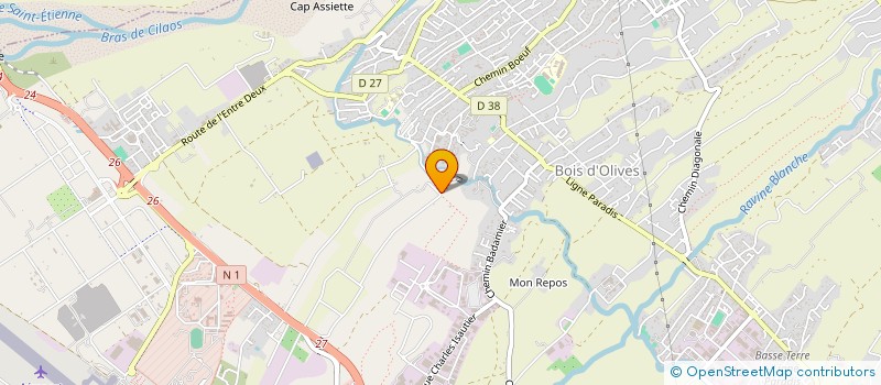 localisation de l'entreprise DOMAINE EQUESTRE EQUI' LIBRE  SAINT-PIERRE