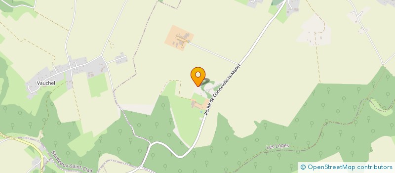 localisation de l'entreprise DOMAINE EQUESTRE ETRETAT  LES LOGES