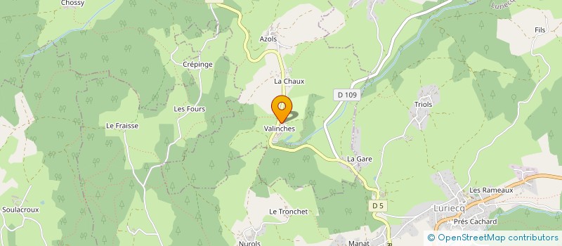 localisation de l'entreprise DOMAINE ET CHATEAU DE VALINCHES  MAROLS