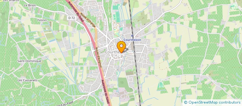localisation de l'entreprise DOMAINE EYFFON-ROUX  COURTHEZON
