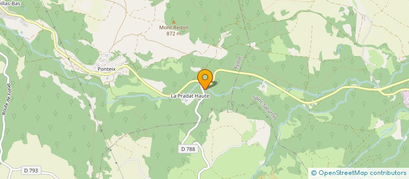 localisation de l'entreprise DOMAINE FAMILIAL DE LA PRADAT  AYDAT