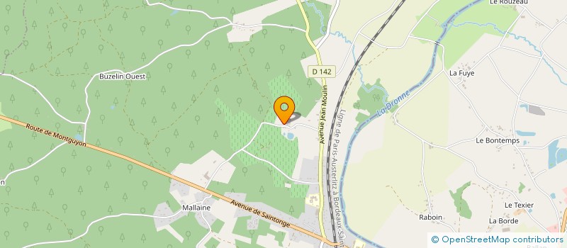 localisation de l'entreprise DOMAINE FAMILIAL GOUZILH à SAINT-AIGULIN