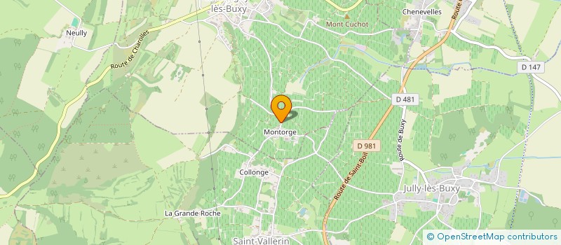 localisation de l'entreprise DOMAINE FEUILLAT-JUILLOT à MONTAGNY-LES-BUXY