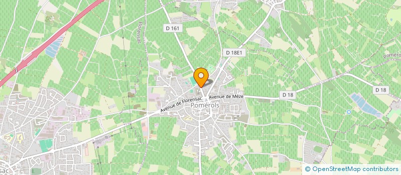 localisation de l'entreprise DOMAINE FON DE REY  POMEROLS