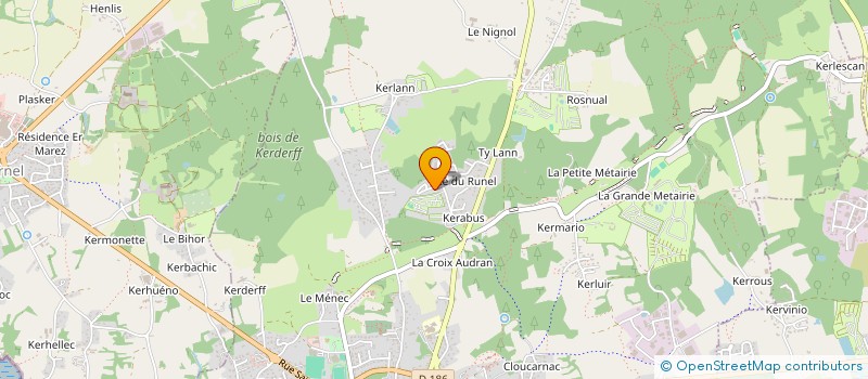 localisation de l'entreprise DOMAINE FONTAINE  CARNAC