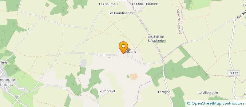 localisation de l'entreprise DOMAINE FORESTIER DE GATINES à LES HAYES