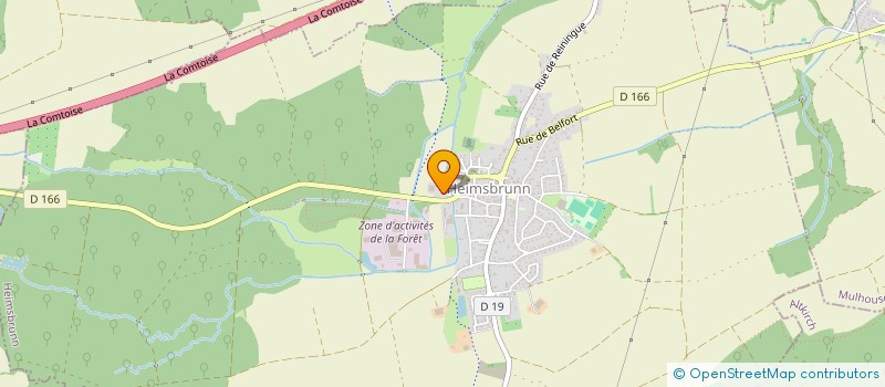 localisation de l'entreprise DOMAINE FORESTIER DE HEIMSBRUNN  HEIMSBRUNN