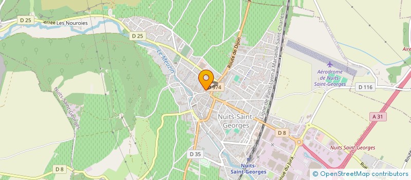 localisation de l'entreprise DOMAINE FRANCOIS LEGROS à NUITS-SAINT-GEORGES