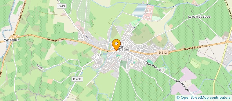 localisation de l'entreprise DOMAINE GALY EARL  BAGES