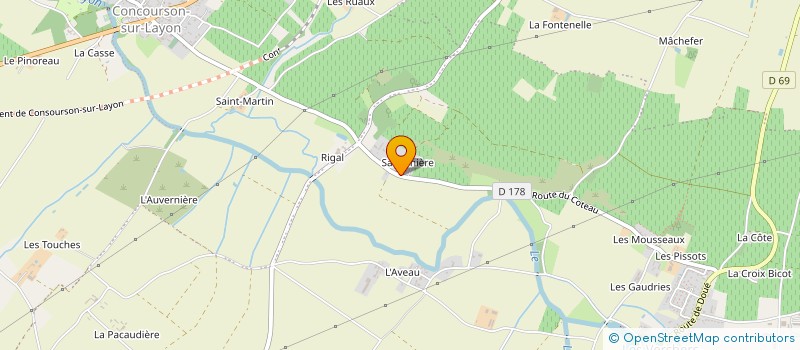 localisation de l'entreprise DOMAINE GARDEZ à DOUE-EN-ANJOU