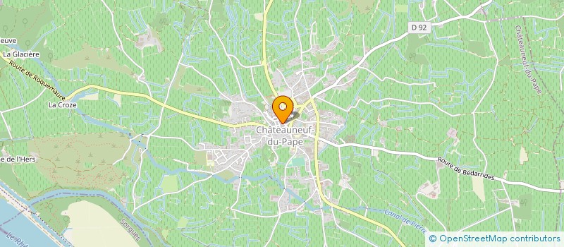 localisation de l'entreprise DOMAINE GARGAMIANE  CHATEAUNEUF-DU-PAPE