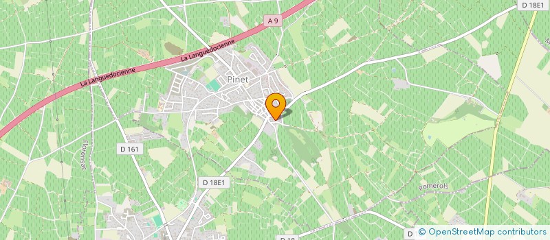 localisation de l'entreprise DOMAINE GAUJAL à PINET
