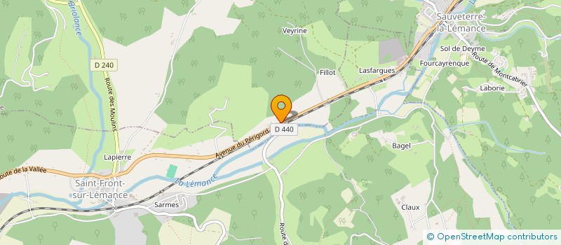 localisation de l'entreprise DOMAINE GAY DE SAVARI  BLANQUEFORT-SUR-BRIOLANCE