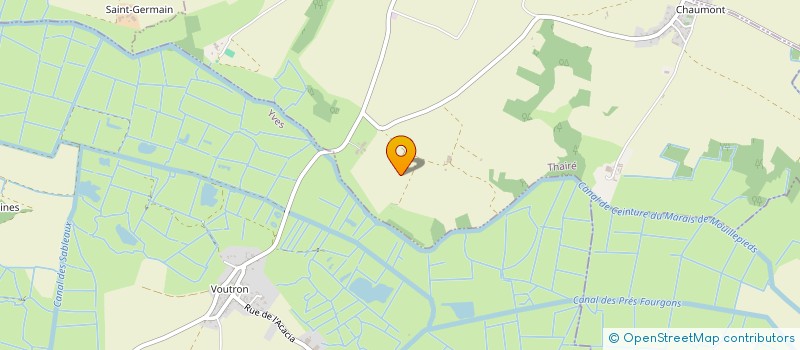 localisation de l'entreprise DOMAINE GDA  THAIRE