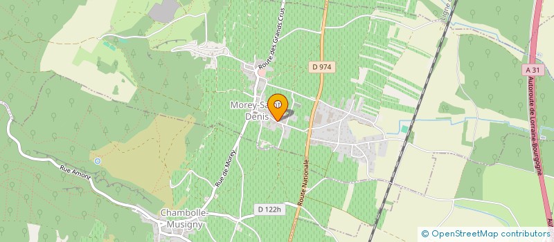 localisation de l'entreprise DOMAINE GEORGES LIGNIER PERE ET FILS  MOREY-SAINT-DENIS