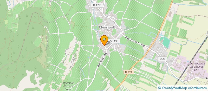 localisation de l'entreprise DOMAINE GERBEAUT FRANCOIS ET SYLVIE  MEURSAULT