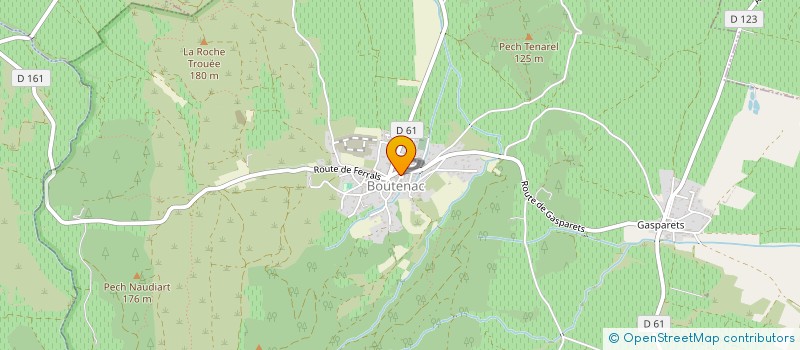 localisation de l'entreprise DOMAINE GILLES PILLAULT  ORNAISONS