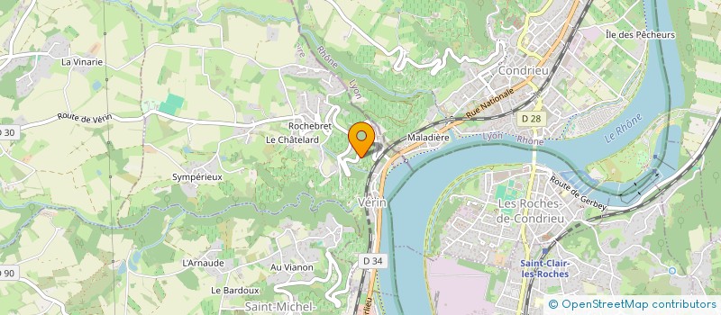 localisation de l'entreprise DOMAINE GRAEME ET JULIE BOTT  VERIN