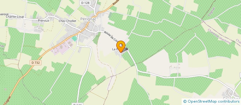 localisation de l'entreprise DOMAINE GRELARD  PERIGNAC