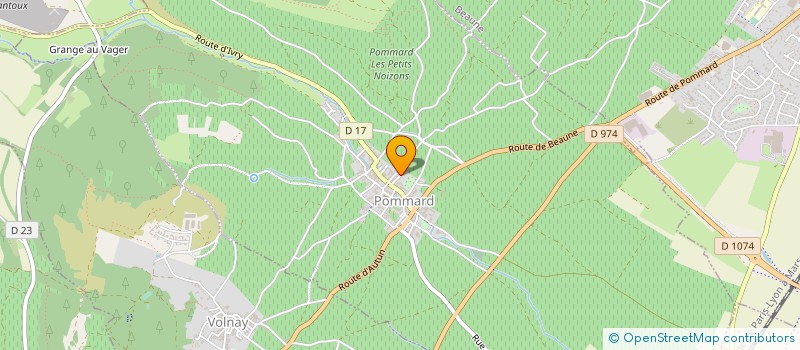 localisation de l'entreprise DOMAINE GUILLAUME BADUEL à POMMARD