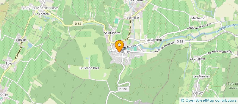 localisation de l'entreprise DOMAINE GUILLOT-BROUX  CRUZILLE