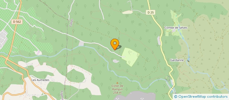 localisation de l'entreprise DOMAINE GYMNIQUE HAUTE GARDUERE  CALLAS