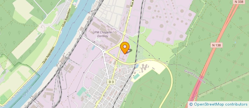 localisation de l'entreprise DOMAINE HABITAT à GRAND-COURONNE