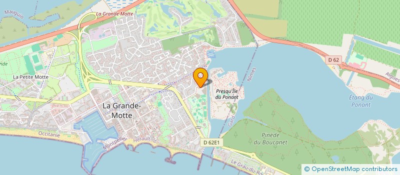 localisation de l'entreprise DOMAINE HAMEAU DE L'ETANG  LA GRANDE-MOTTE