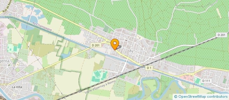 localisation de l'entreprise DOMAINE HENRI GIRAUD II  AY-CHAMPAGNE