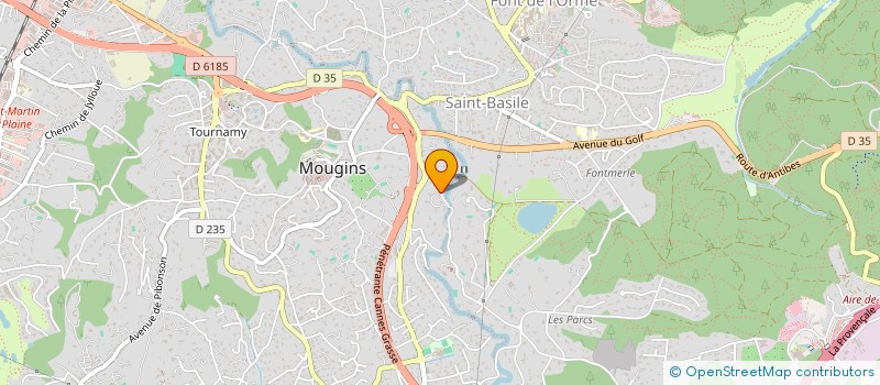 localisation de l'entreprise DOMAINE HORTICOLE DU VIEUX MAS à MOUGINS