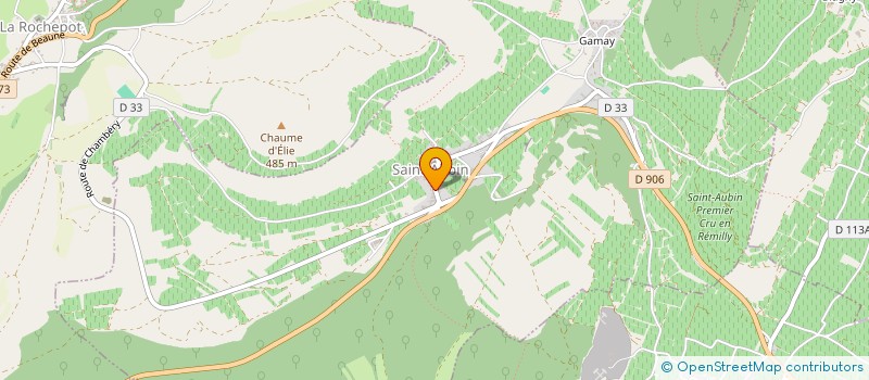 localisation de l'entreprise DOMAINE HUBERT LAMY à SAINT-AUBIN