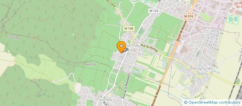 localisation de l'entreprise DOMAINE HUGUENOT à MARSANNAY-LA-COTE
