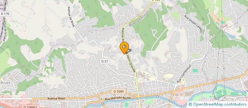 localisation de l'entreprise DOMAINE HUGUY  BRIVE-LA-GAILLARDE