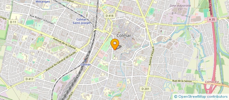 localisation de l'entreprise DOMAINE HURST  COLMAR