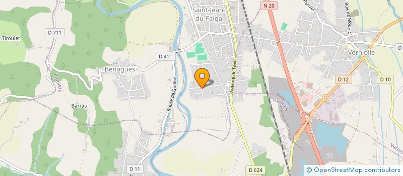 localisation de l'entreprise DOMAINE ILISAI à SAINT-JEAN-DU-FALGA