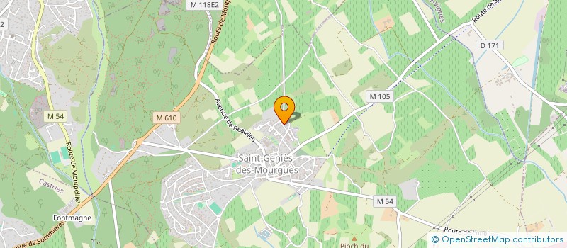 localisation de l'entreprise DOMAINE IMBERT à SAINT-GENIES-DES-MOURGUES