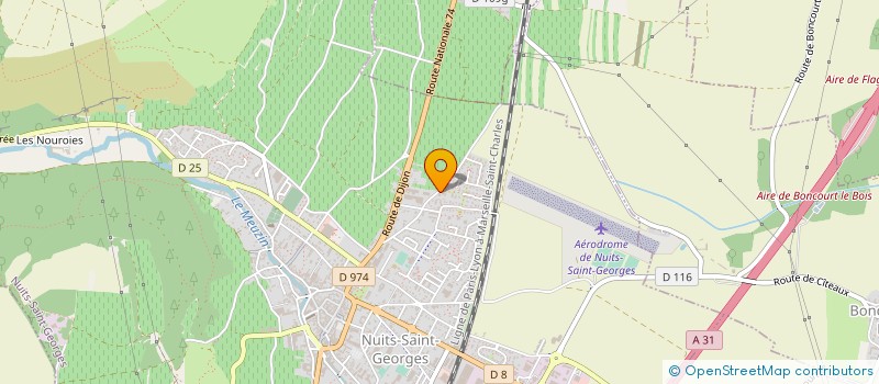 localisation de l'entreprise DOMAINE JEAN CHAUVENET à NUITS-SAINT-GEORGES