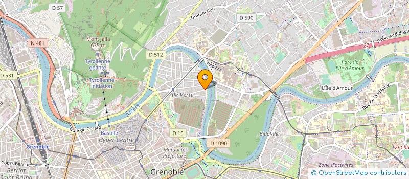 localisation de l'entreprise DOMAINE JEAN JAURES à GRENOBLE