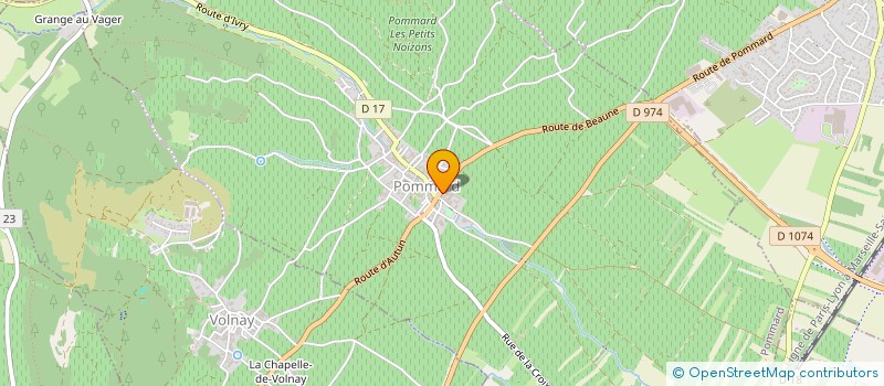localisation de l'entreprise DOMAINE JEAN MARC BOILLOT à POMMARD