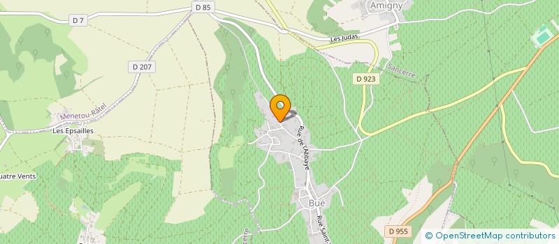 localisation de l'entreprise DOMAINE JEAN PAUL BALLAND SAS  BUE